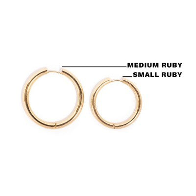 Ruby Earrings small by hey harper