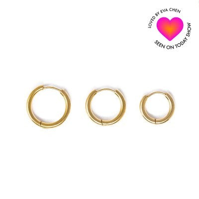 Medium Hoop Earrings by hey harper