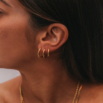 Medium Hoop Earrings by hey harper