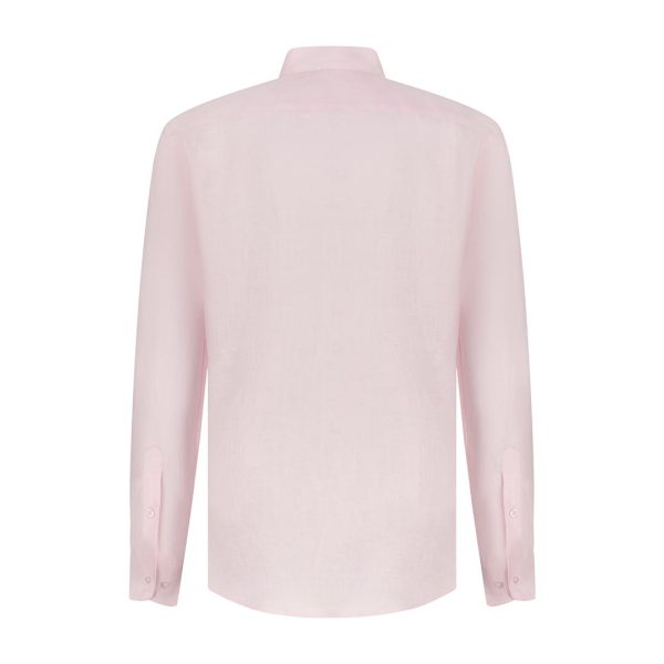 FLY Men Pale Pink Linen Shirt